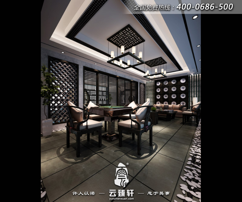 現(xiàn)代中式茶樓設計