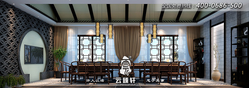 中式茶莊裝修圖片